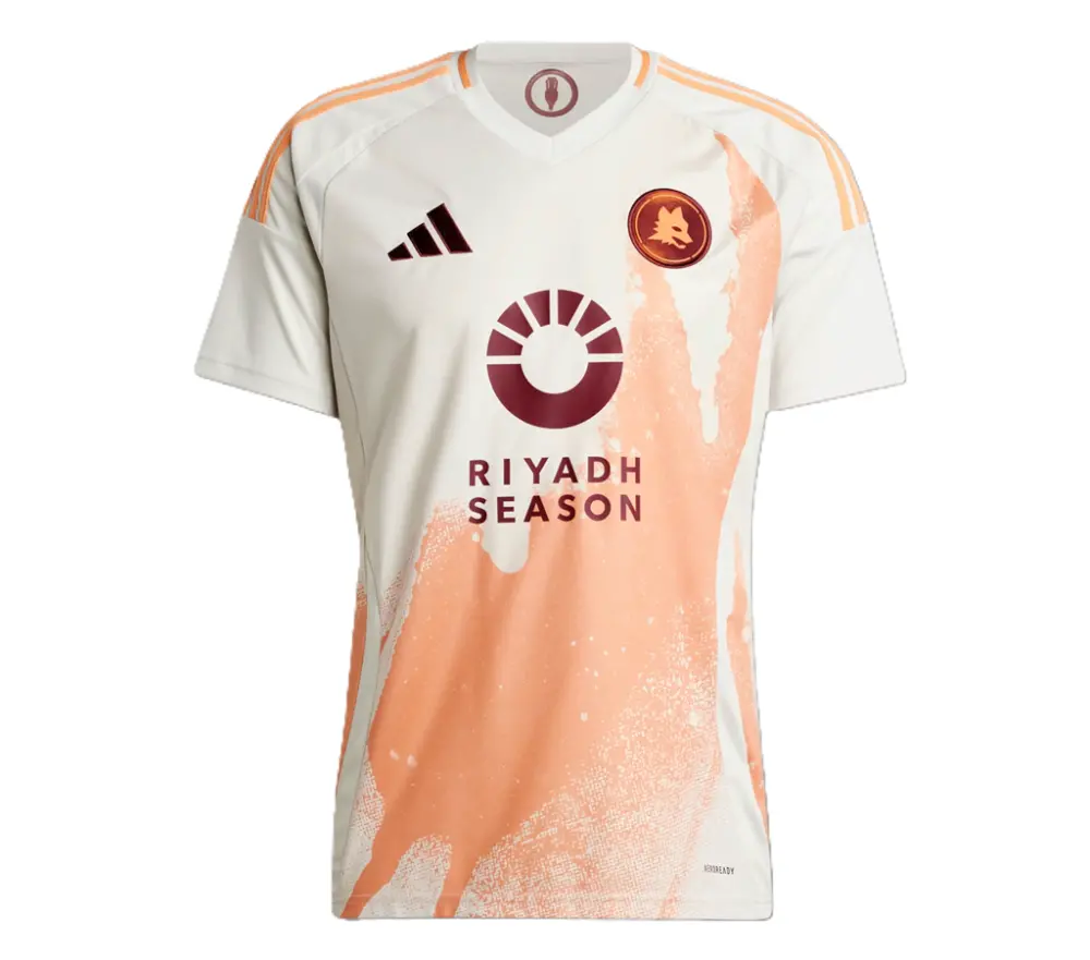 Áo Adidas As Roma 24/25 Away Jersey ‘Easy Orange’ IS5405