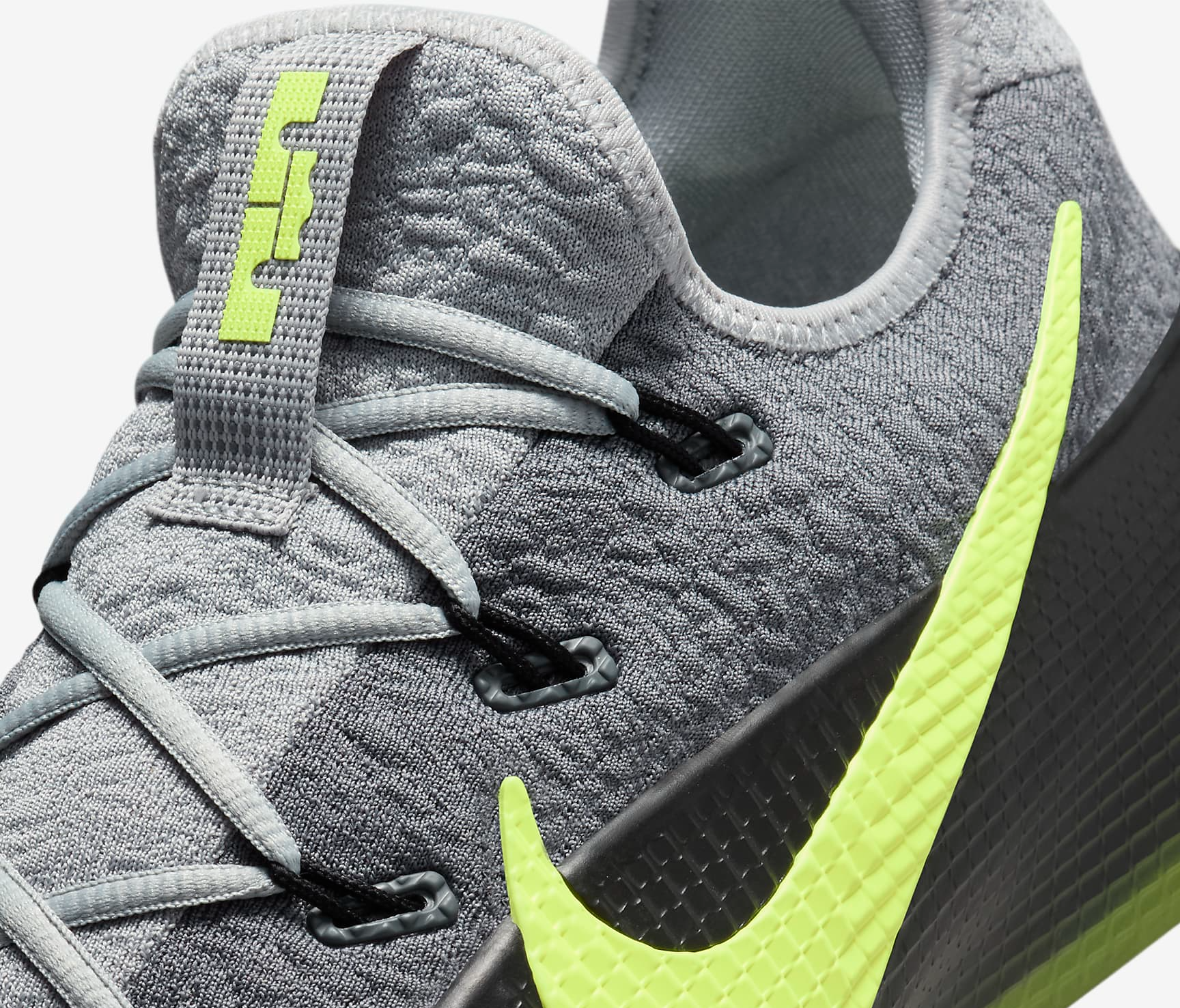 Giày Nike LeBron TR 1 ‘Smoke Grey Volt’ FJ6151-001 - Ảnh 3
