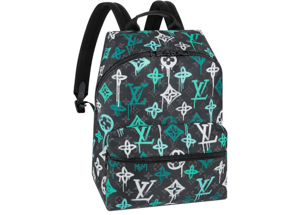 Balo Louis Vuitton Discovery Backpack ‘Graffiti Green’ M21395