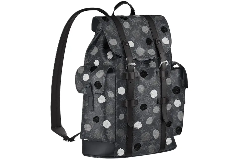 Balo Louis Vuitton x YK Christopher MM Backpack ‘Black Silver’ M46403