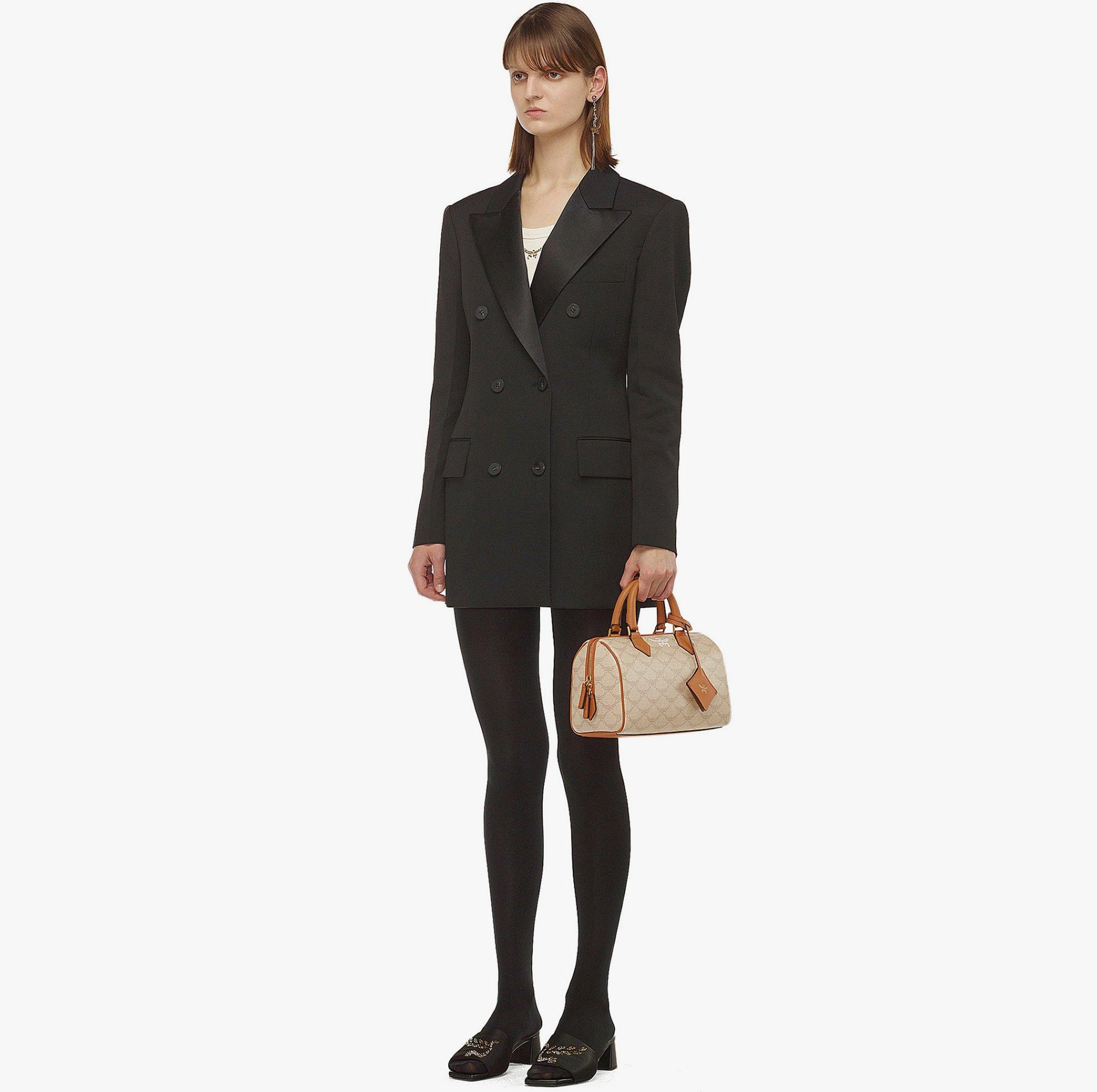 Túi MCM Ella Boston Bag in Lauretos ‘Beige’ MWBESEA08I9001 - Ảnh 4