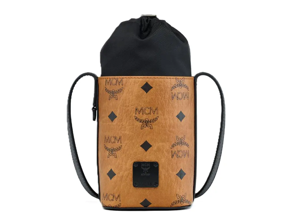 Túi MCM Ottomar Bottle Holder Visetos ‘Cognac’ MXZDSTT02CO001
