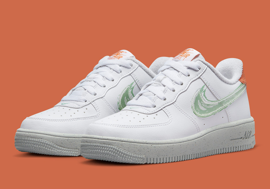 Giày Nike Air Force 1 Low GS ‘Crater Brushstroke’ DX3067-100 - Ảnh 2