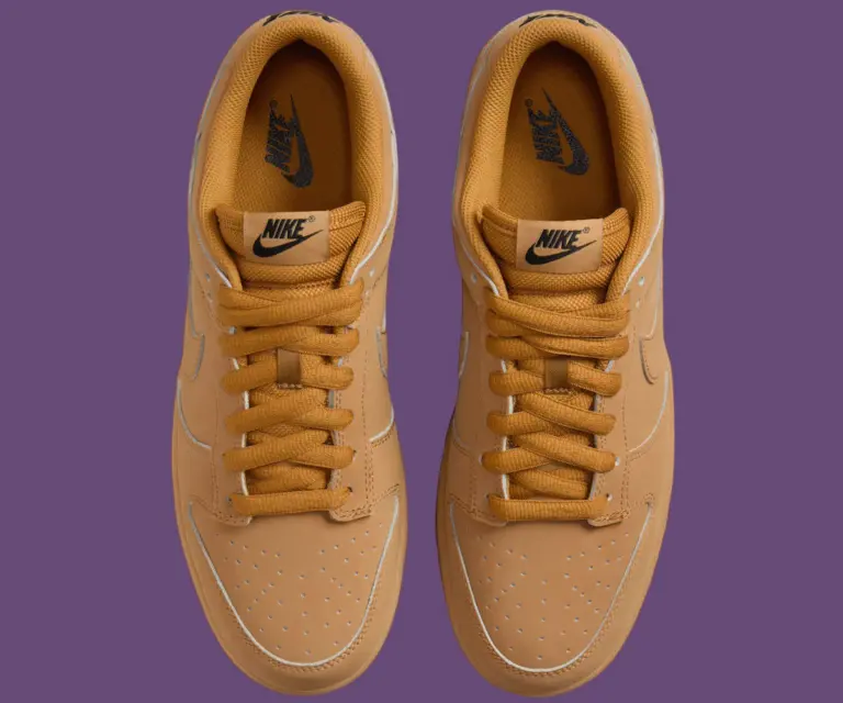Giày Nike Dunk Low Retro SE ‘Wheat Gum’ HQ1932-700 - Ảnh 4