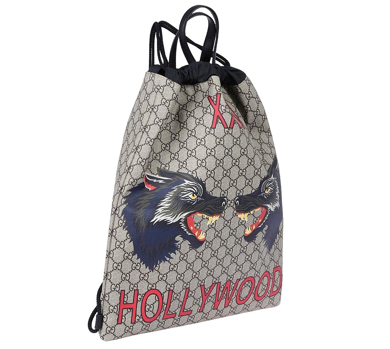 Balo Gucci Printing Logo ‘Light Brown’ 473872-9HVCT-8697 - Ảnh 3