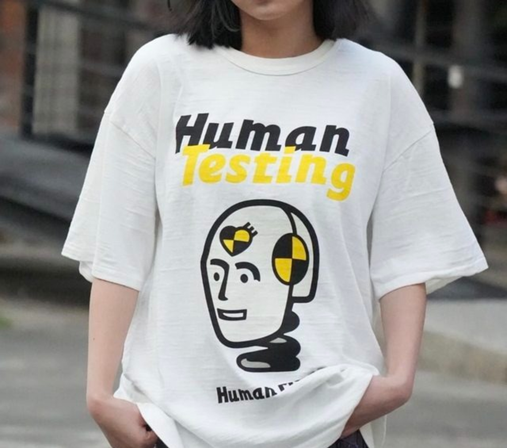 Áo Human Made X Asap Rocky Human Testing T-Shirt ‘White’ - Ảnh 2