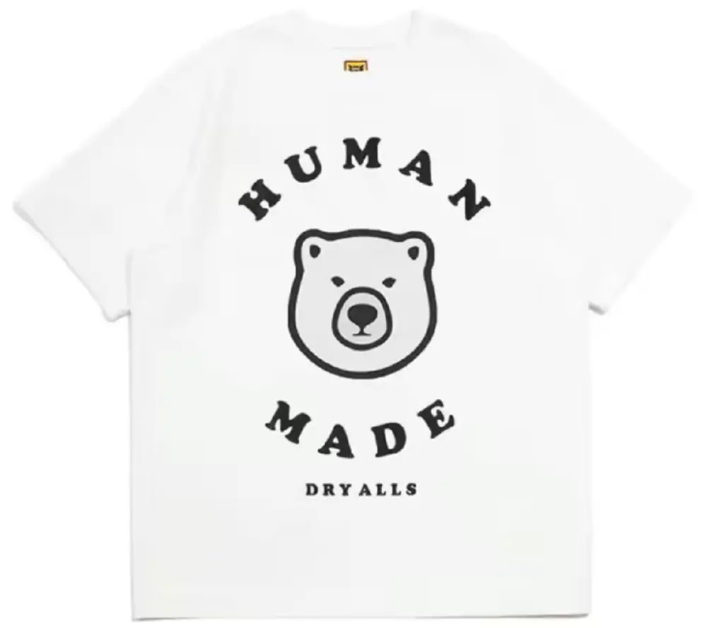 Áo Human Made SS22 Animal T-shirt Bear ‘White’
