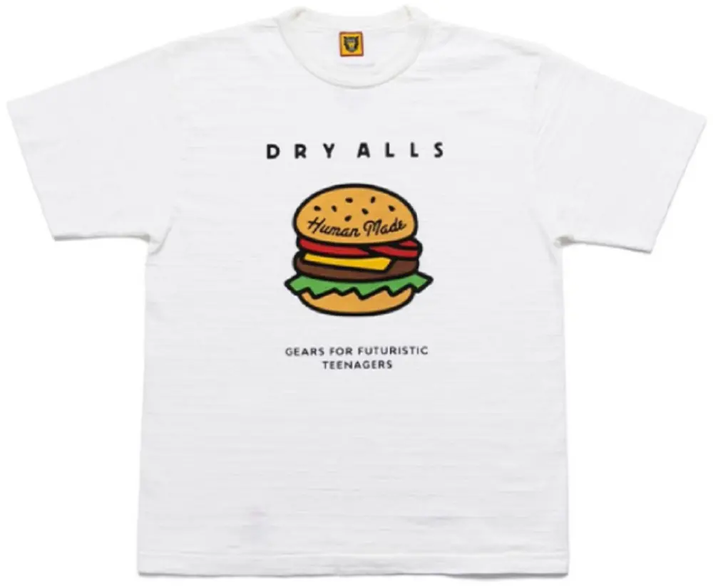 Áo Human Made Burger ‘White’