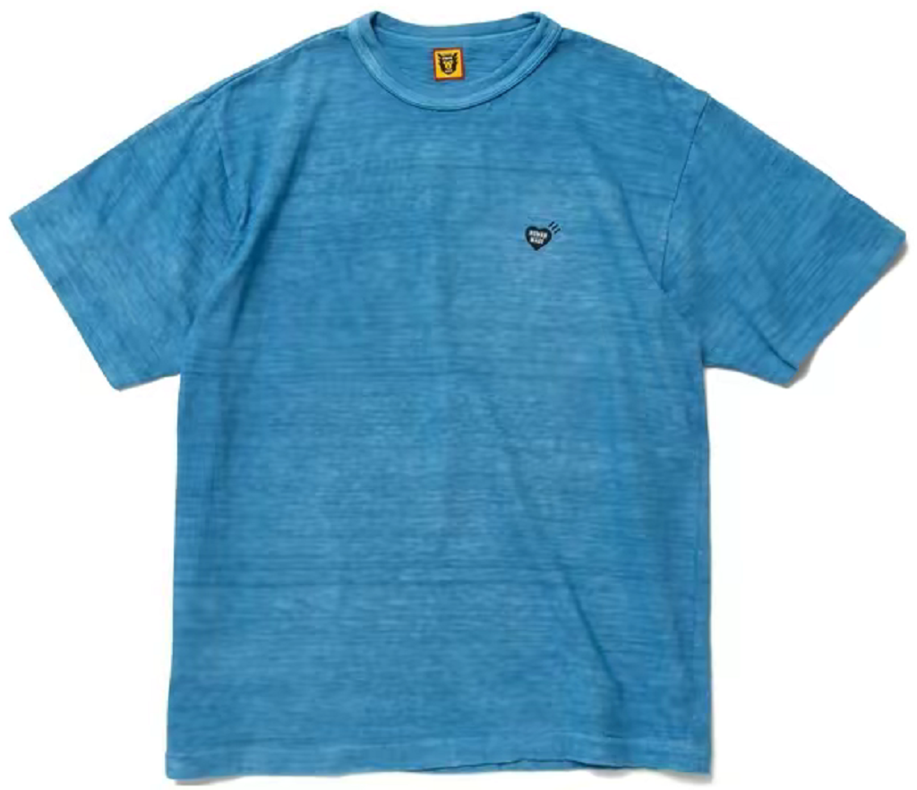 Áo Human Made Navy Heart Badge T-Shirt ‘Indigo’