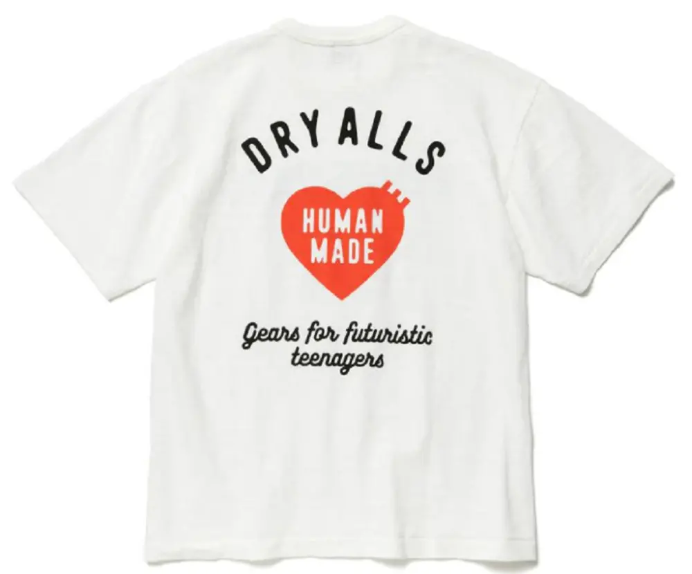 Áo Human Made Heart Logo T-Shirt ‘White’