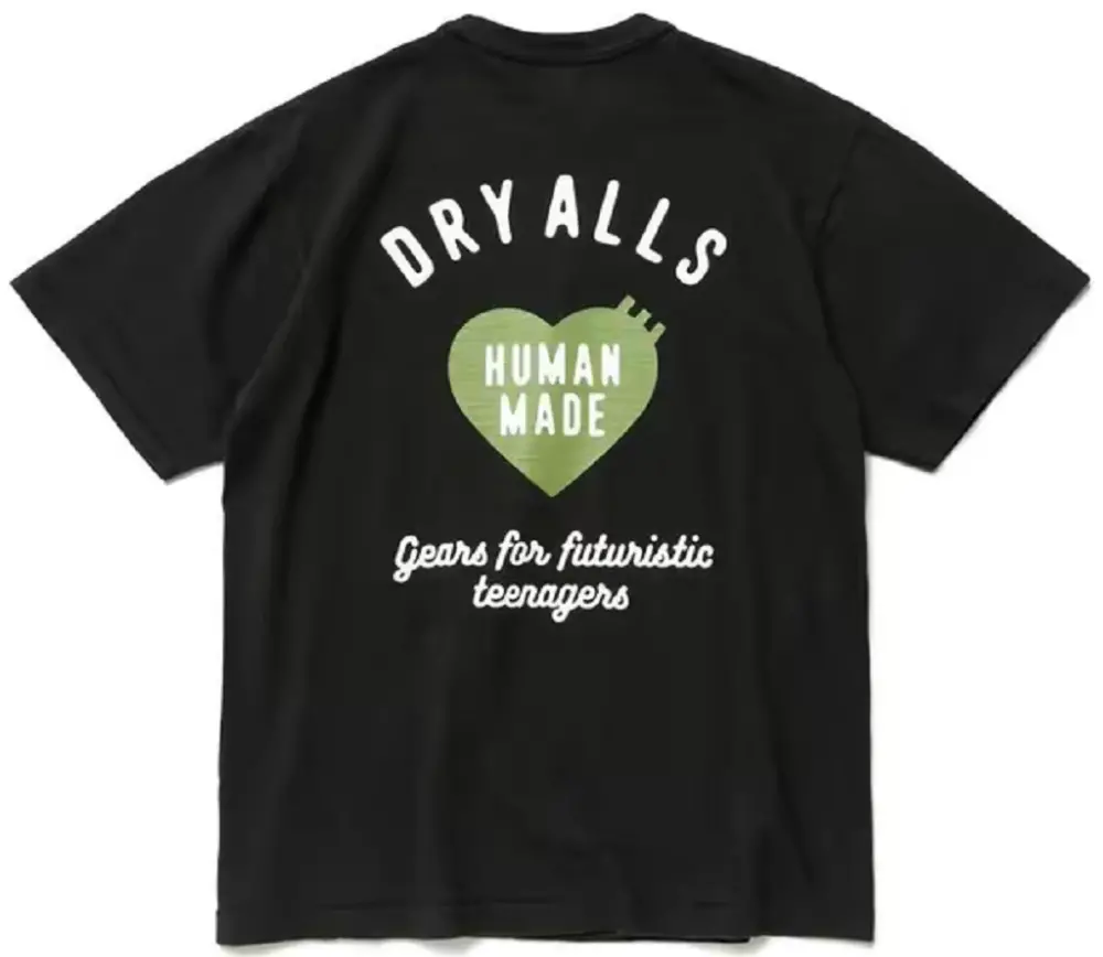 Áo Human Made Heart Logo T-Shirt ‘Black’