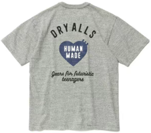 Áo Human Made Heart Logo T-Shirt ‘Grey’