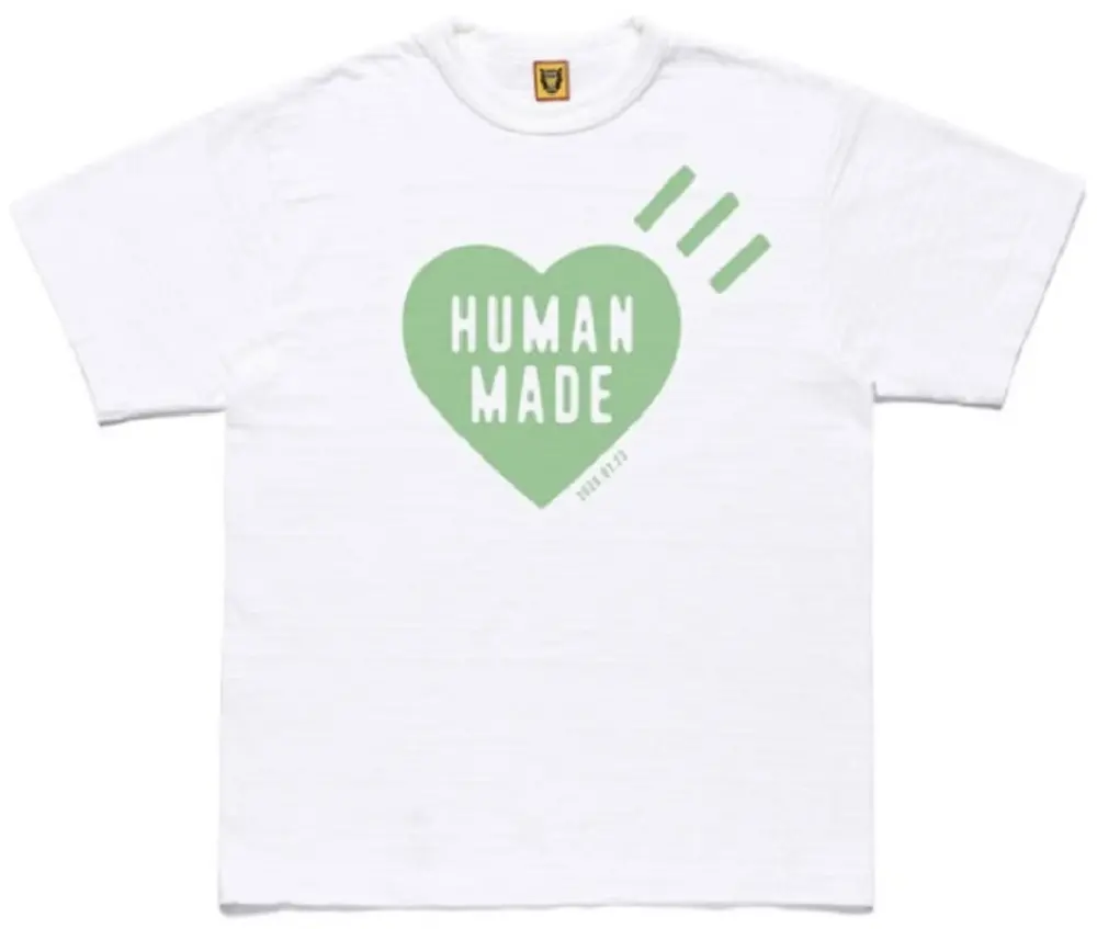 Áo Human Made SS21 Big Heart ‘White’