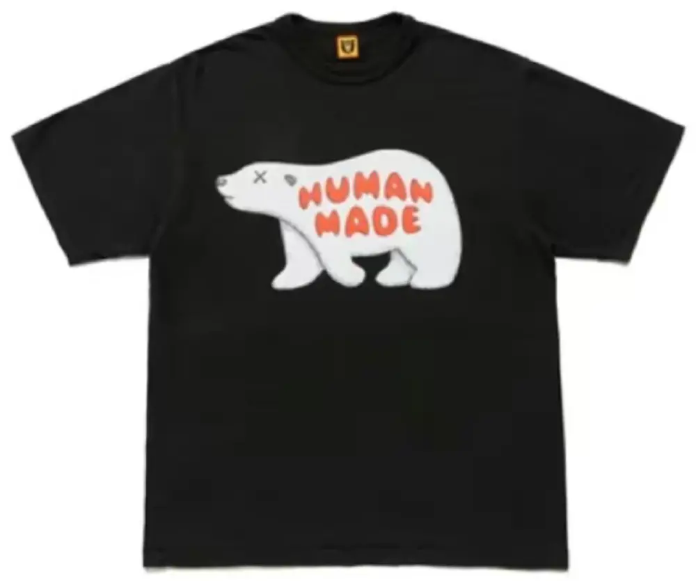 Áo Human Made × Kaws Shirokuma ‘Black’