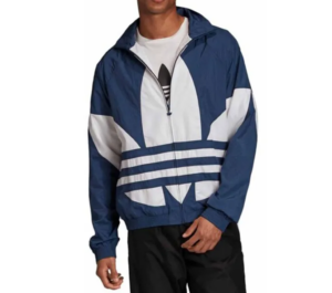 Alternative view of Áo Adidas Big Trefoil Track Jacket 'Blue' FM9894