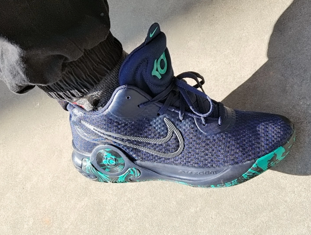 Giày Nike KD Trey 5 IX ‘Epsidian Clear Emerald’ CW3402-400 - Ảnh 3