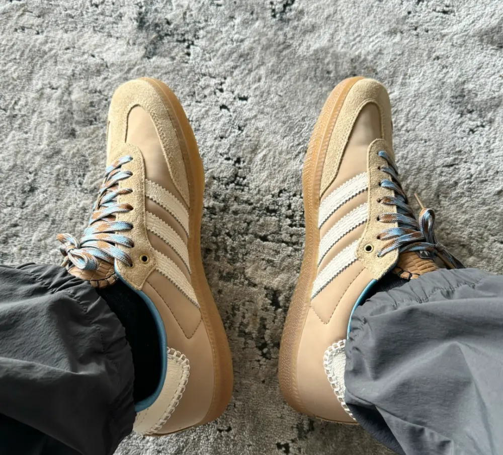 Giày Adidas Samba x Wales Bonner ‘Desert White’ IH3261 - Ảnh 3