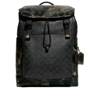 Balo Coach Flap Backpack ‘Camo’ C9734-A5F