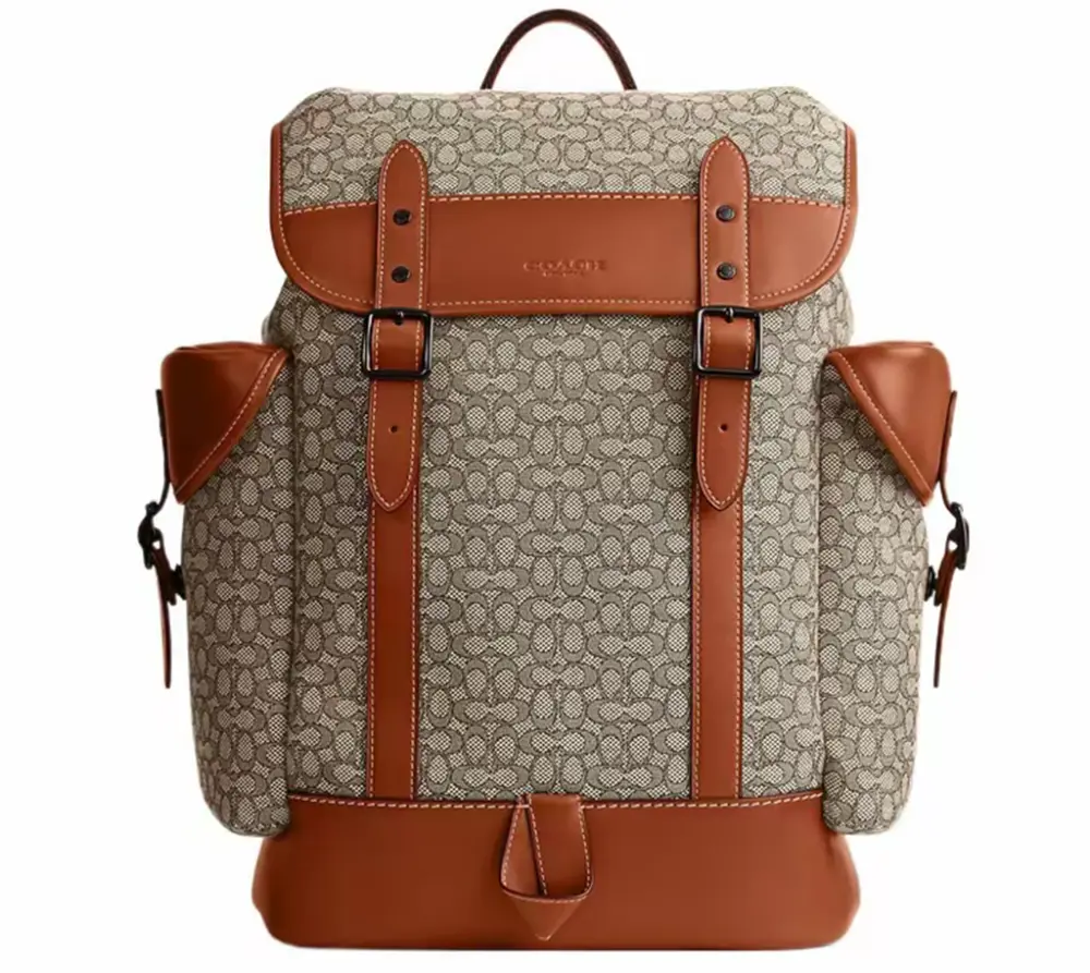 Balo Coach Hitch In Micro Signature ‘Brown’ CM387-URC