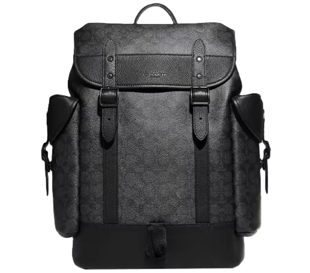 Balo Coach Hitch In Signature Canvas ‘Black’ C7673-JICHR