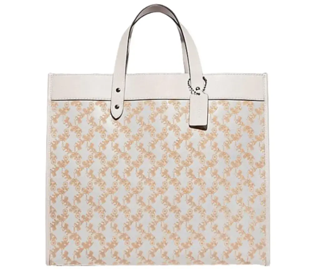 Túi Coach Field Tote Bag 40 With Horse ‘Pink’ C6612-CHK