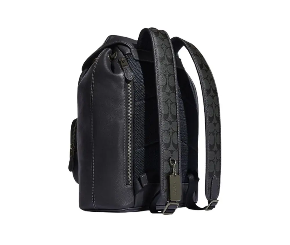 Alternative view of Balo Coach Sullivan Backpack In Signature ‘Black’ C9864-QBO3I