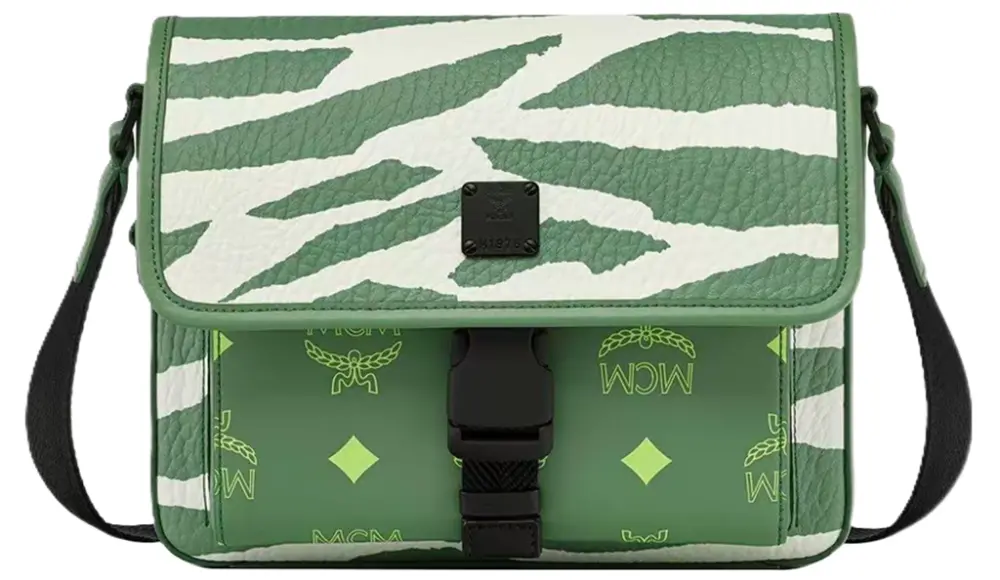 Túi MCM Klassik Visetos ‘Green’ MMMDSKK02JZ001