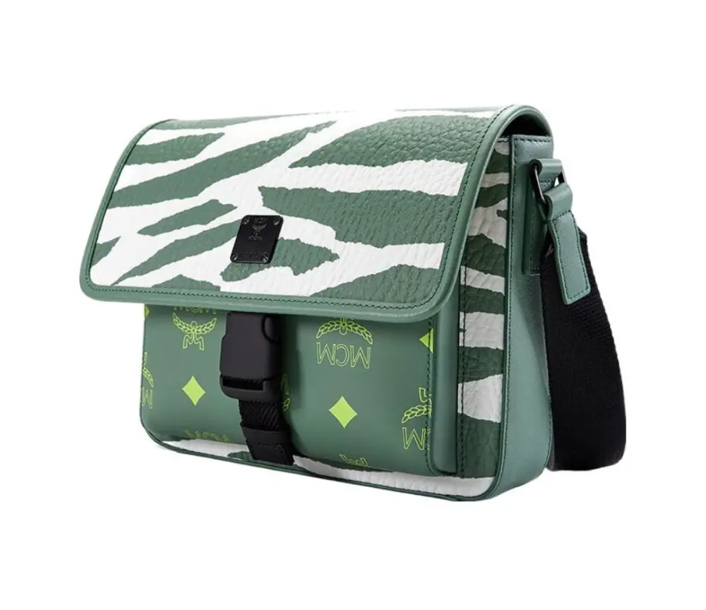 Alternative view of Túi MCM Klassik Visetos ‘Green’ MMMDSKK02JZ001