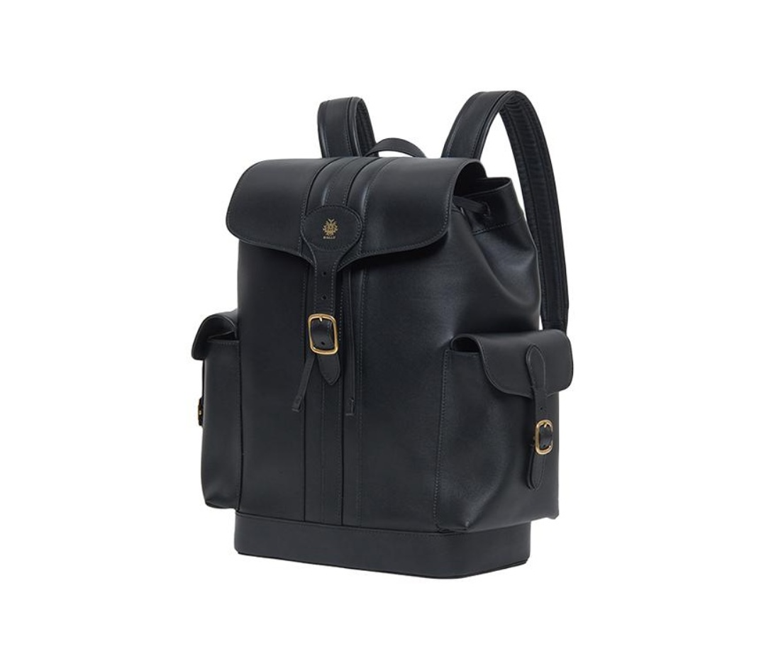 Balo Bally Cowhide Backpack ‘Black’ 6308162 - Ảnh 2