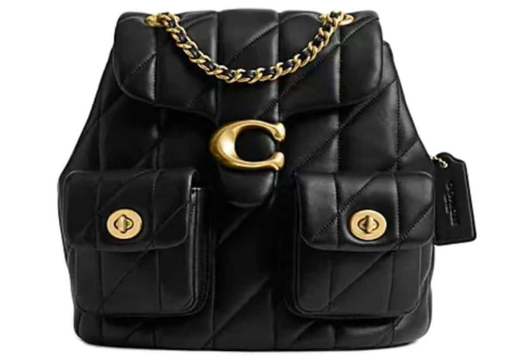 Balo Coach Tabby Backpack With Quilting ‘Black’ CU076-B4BK