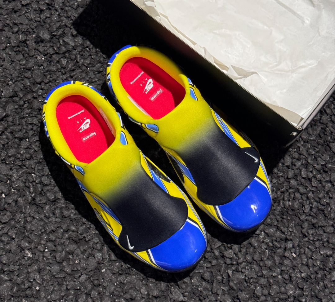 Dép Nike Clogposite x Supreme 'Opti Yellow Blue' FN0289-700 - Jordan 1