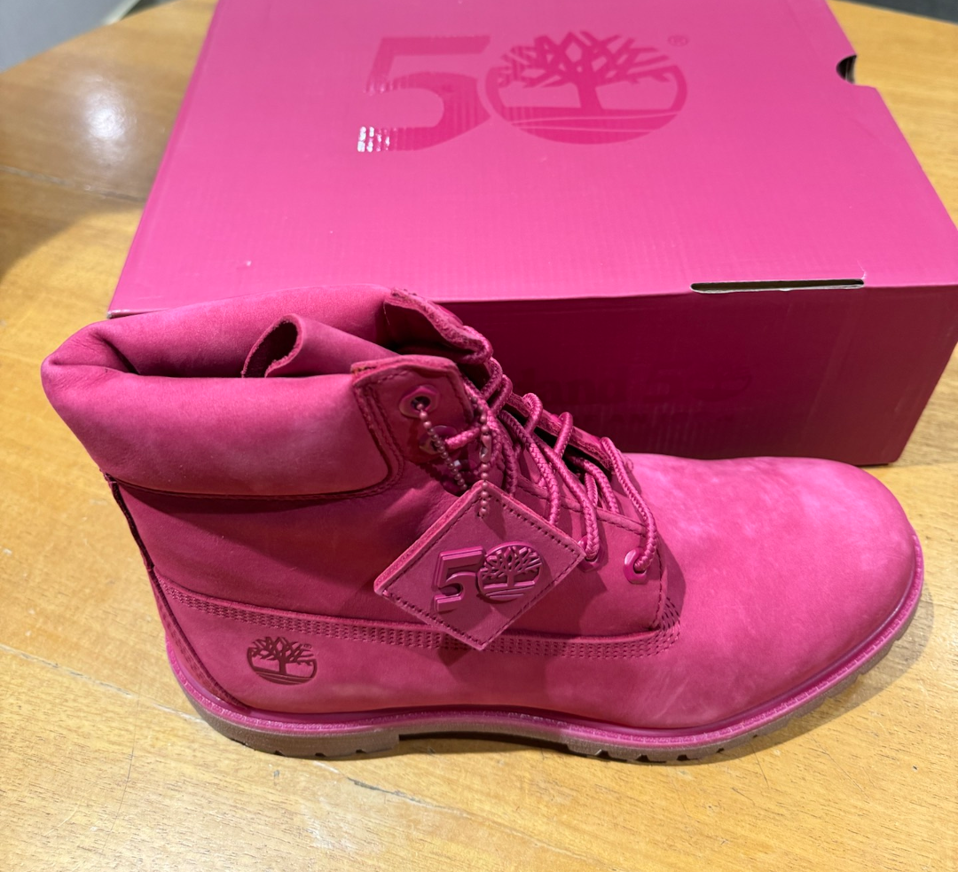 Giày Timberland 6 Inch Premium ‘Hot Pink’ A5VHDW - Ảnh 2