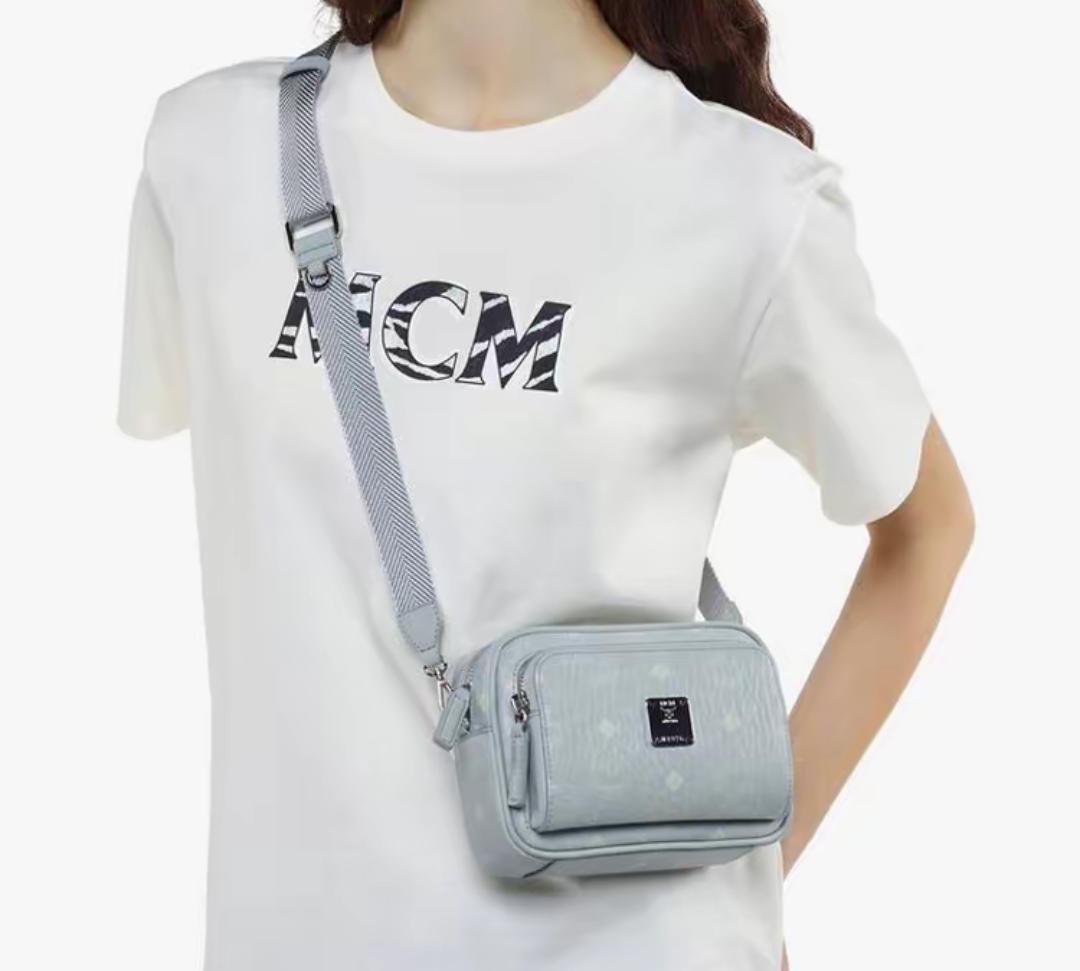 Túi MCM Visetos Aren Mini ‘Light Blue’ MMRAAKC03FP001 - Ảnh 3