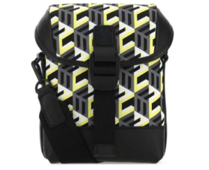 Túi MCM Cubic Logo Small Crossbody ‘Black Yellow’ MMRCSCK01YW001