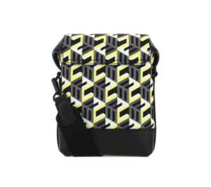 Alternative view of Túi MCM Cubic Logo Small Crossbody ‘Black Yellow’ MMRCSCK01YW001