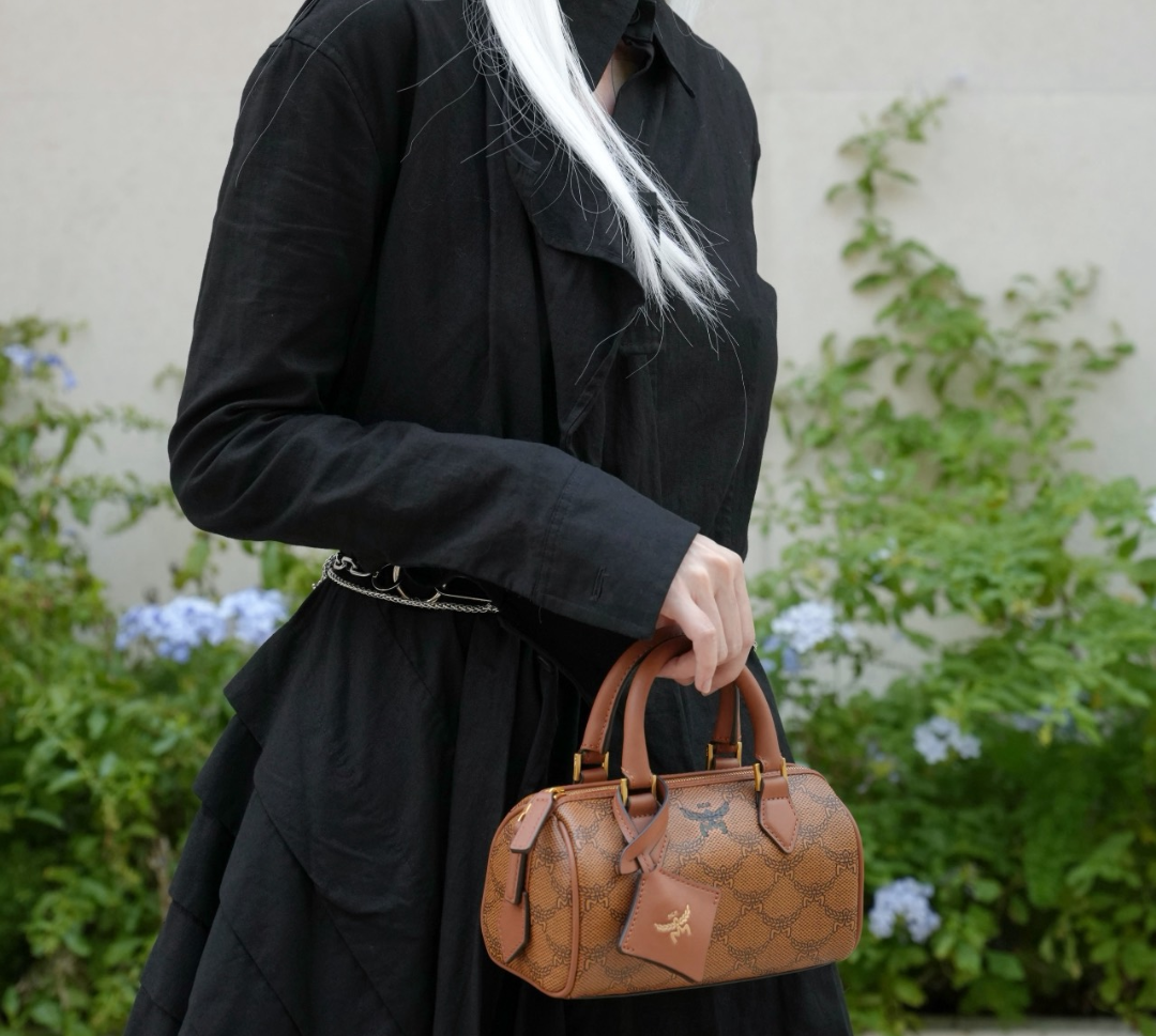 Túi MCM Mini Ella Boston In Lauretos ‘Cognac’ MWBESEA09CO001 - Ảnh 4