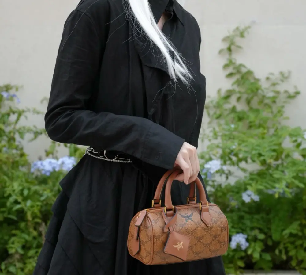 Túi MCM Mini Ella Boston In Lauretos ‘Cognac’ MWBESEA09CO001 - Ảnh 4