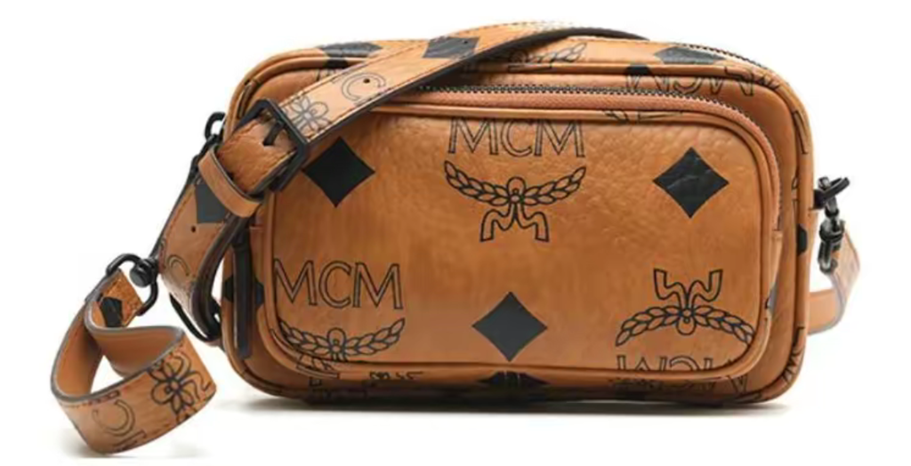 Túi MCM Mini Aren Wristlet in Maxi 'Cognac' MMRDATA02CO001