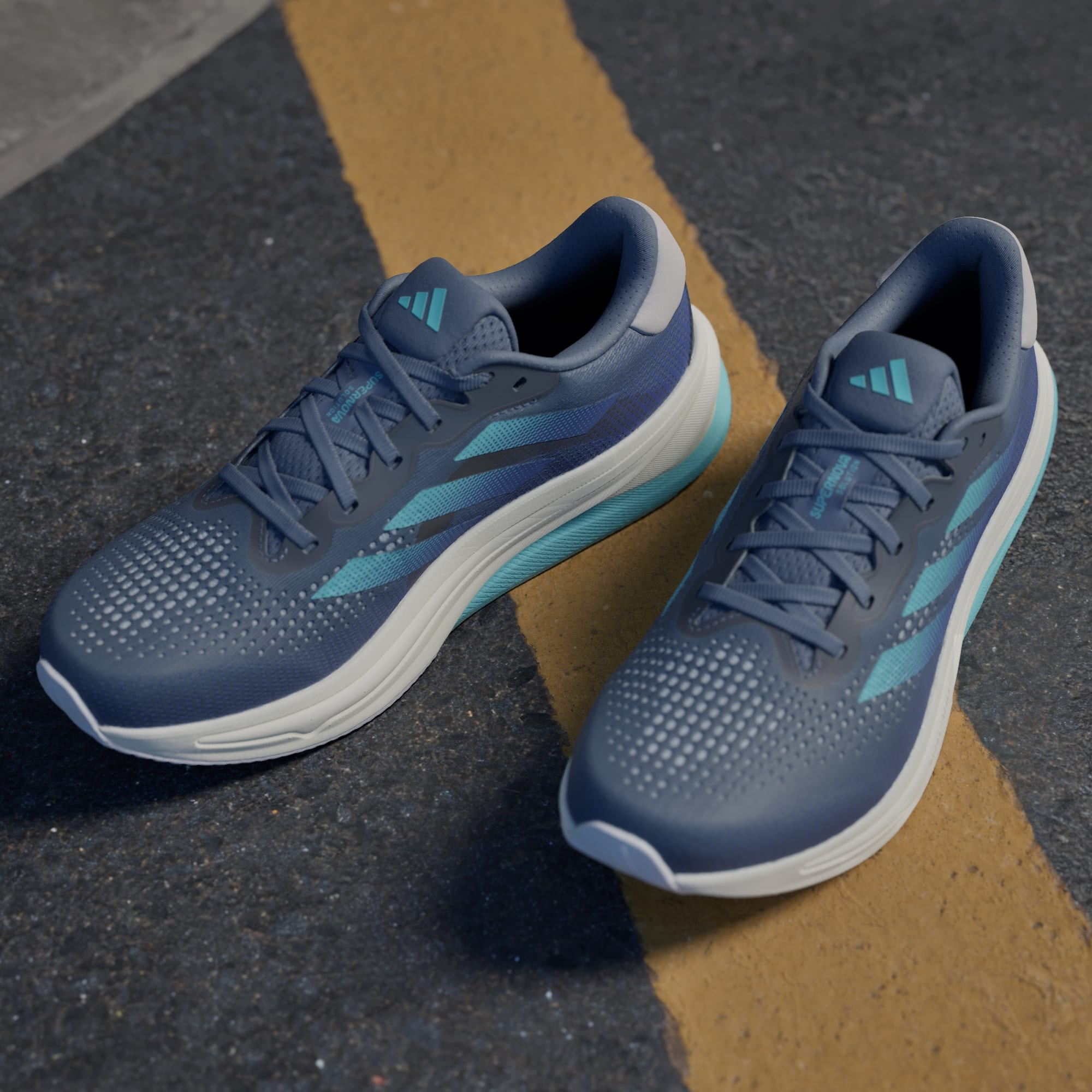 Giày Adidas Supernova Solution Running ‘Blue’ ID3602 - Ảnh 4