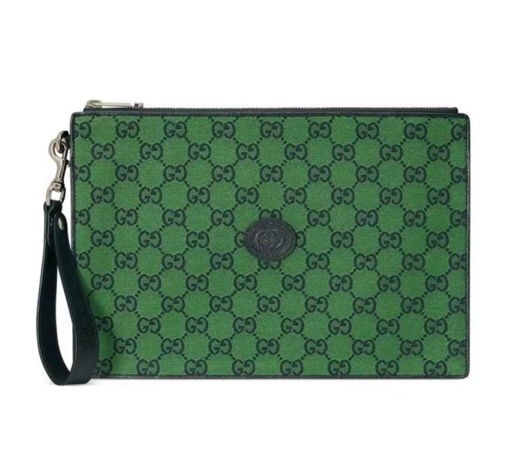 Túi Gucci Canvas Patchwork ‘Forest Green’ 657581-2UZAN-3368