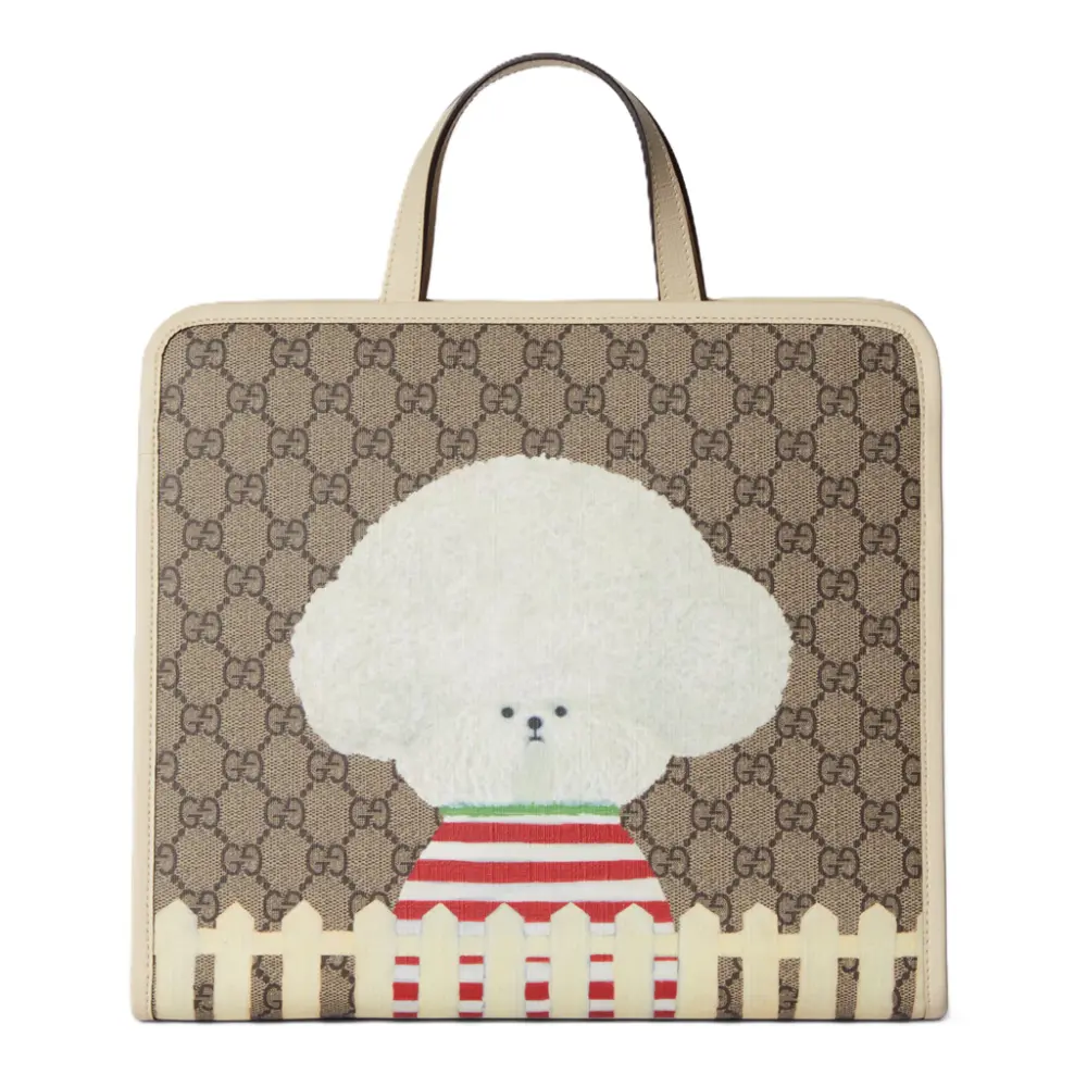 Túi Gucci Dog Print ‘Beige Ebony’ 605614-FADK4-9775