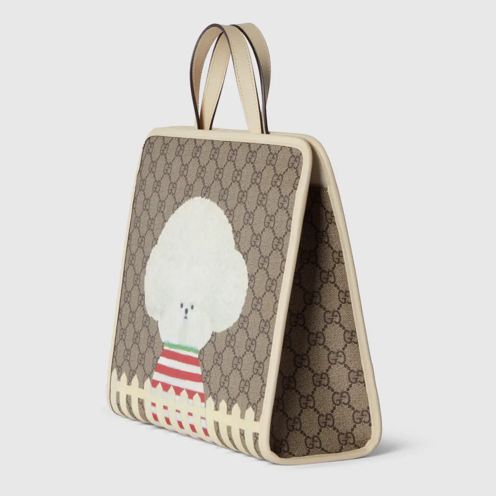 Alternative view of Túi Gucci Dog Print ‘Beige Ebony’ 605614-FADK4-9775