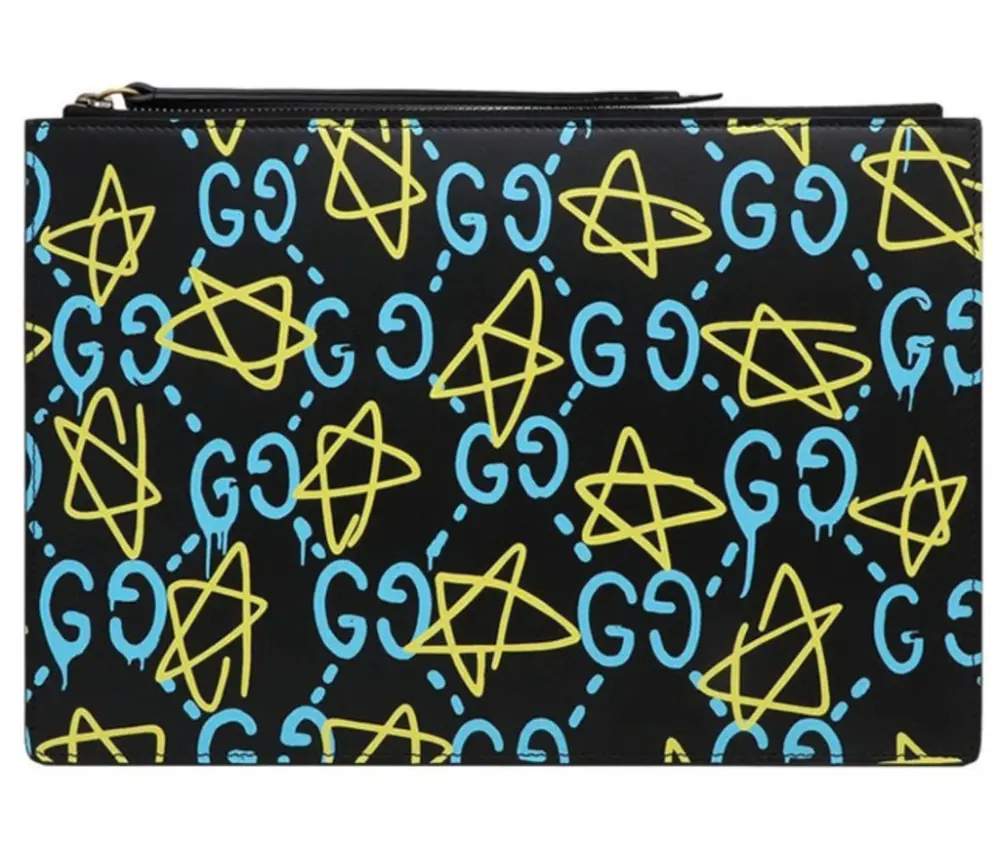 Túi Gucci Ghost Clutch ‘Black’ 445597-DS1AT-8438