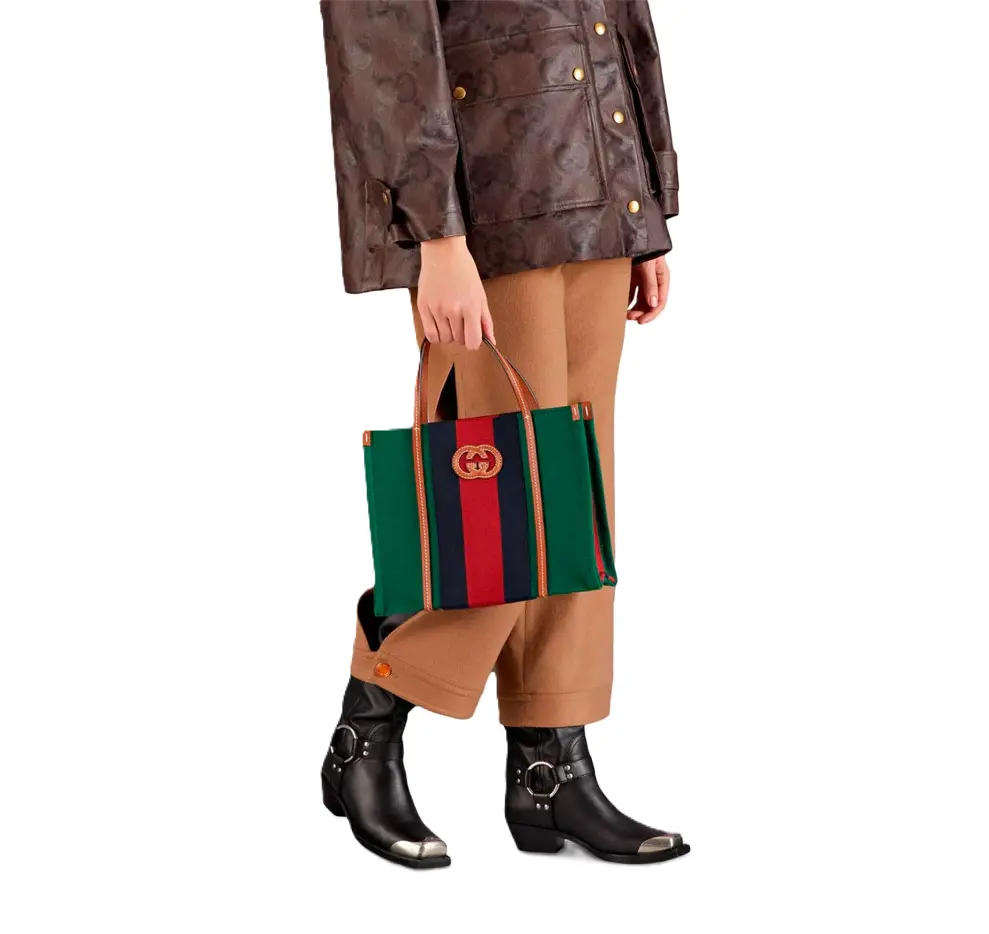 Túi Gucci Interlocking G Tote ‘Multicolor’ 727728-FABCL-3164 - Ảnh 4