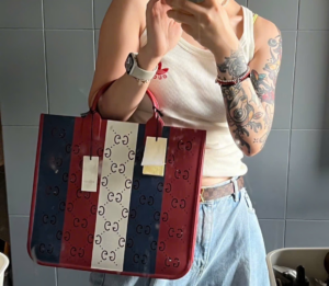 Alternative view of Túi Gucci Old Flower Hollow Rubber ‘Multi’ 6793659AABE6482