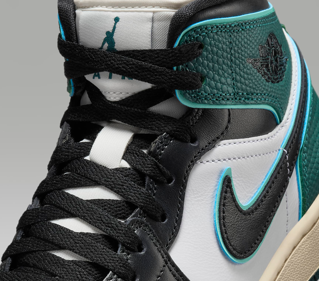 Giày Nike Air Jordan 1 Mid SE 'Oxidised Green' FQ7818-100 - Ảnh 3