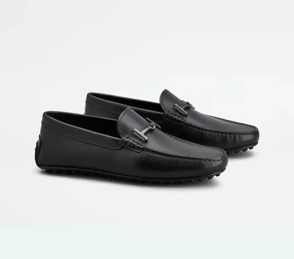 Giày Tod's City Gommino Leather Driving Shoes 'Black' XXM42C0ID31D90B999 - Ảnh 3