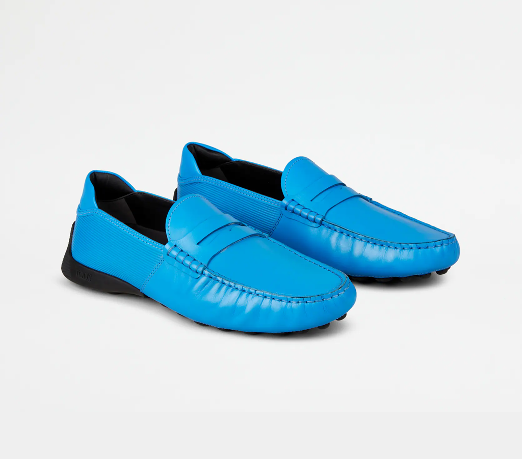 Giày Tod's Loafers in Leather 'Light Blue' Y5U86K0HL90BR0U423 - Ảnh 4