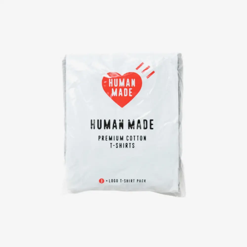 Alternative view of Áo Human Made T-Shirts 3 Pack ‘Gray’ HM23CS022
