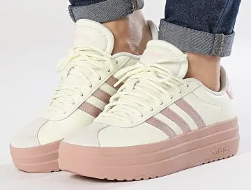 Alternative view of Giày Adidas Baskets Femme VL Court Bold 'Ivory Pink' IH3080
